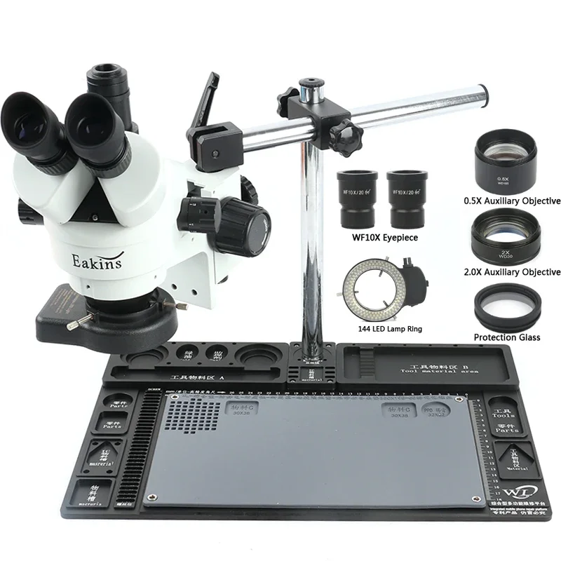 Stereo Trinocular Microscope Pcb - Grote Multifunctionele Aluminium Stereo Microscoop 3.5X