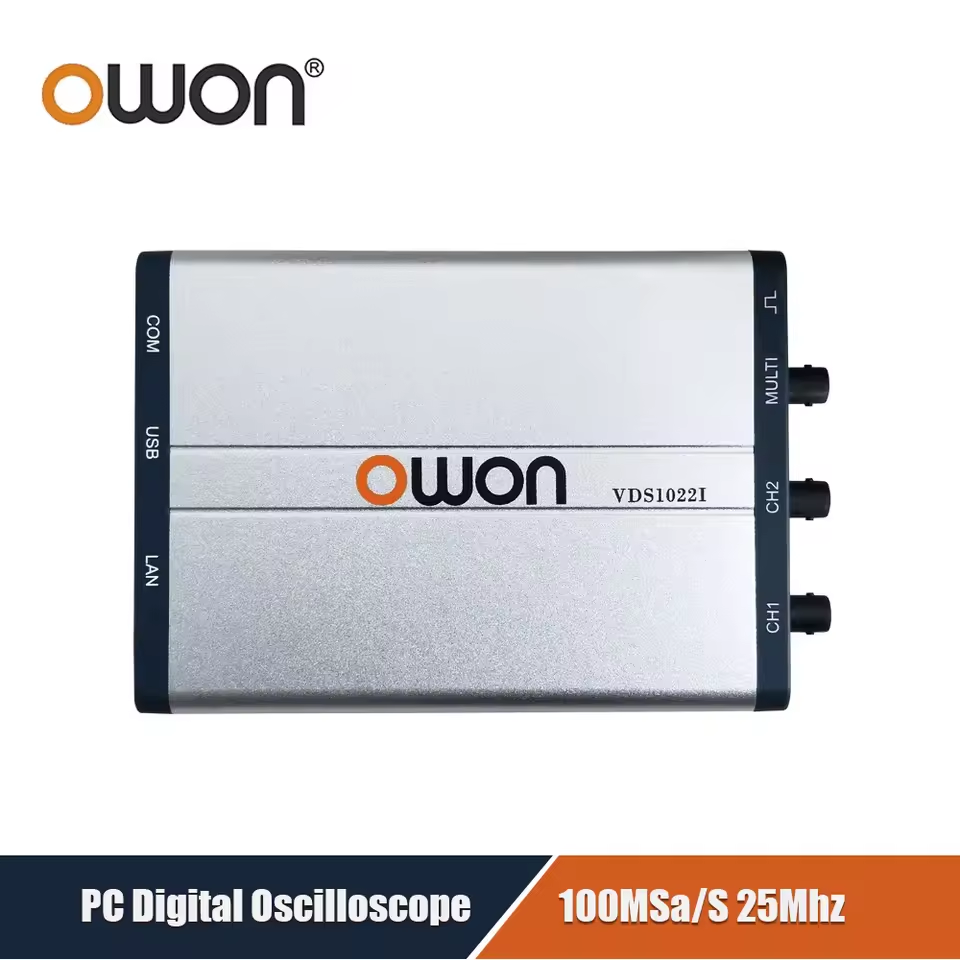 OWON VDS1022/I virtuele pc-osc - Digital Storage Oscilloscope 100Mhz recensie en prijs