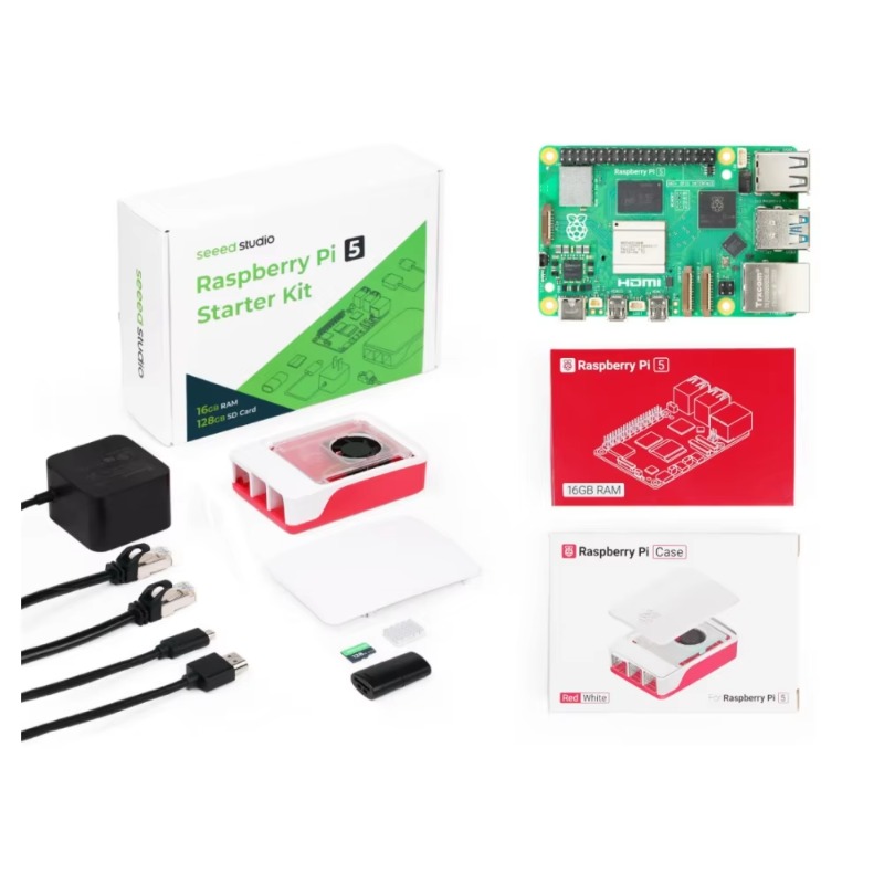 5 Starterkit – 4 GB/8 GB/16 GB - Raspberry Pi 5 8Gb Kit recensie en prijs