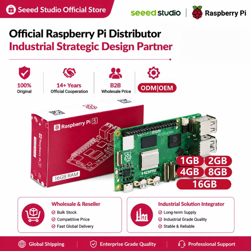 Groothandelsproduct Origineel  - Raspberry Pi 5 8Gb Kit recensie en prijs